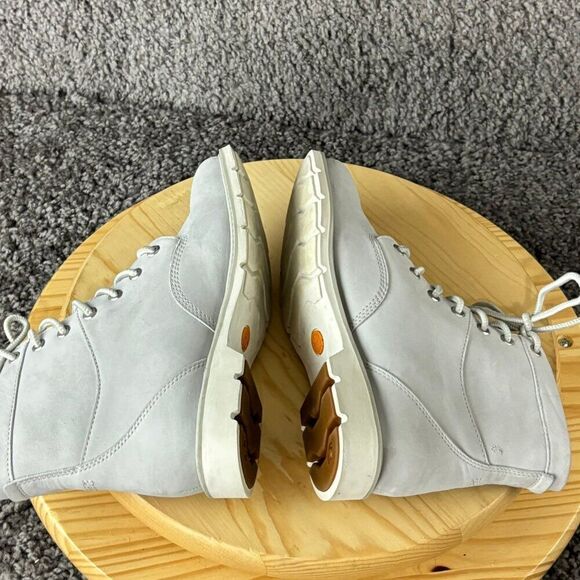 Timberland Campton Boots Womens 8.5 Nubuck Leather Light Gray Waterproof - Picture 7 of 9